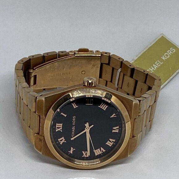 Michael Kors Channing MK5937 Womens Stainless Steel Analog Black Dial Watch VK14 - Picture 7 of 12